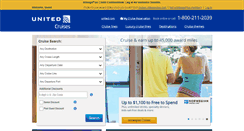 Desktop Screenshot of cruises.united.com