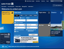 Tablet Screenshot of mobile.united.com